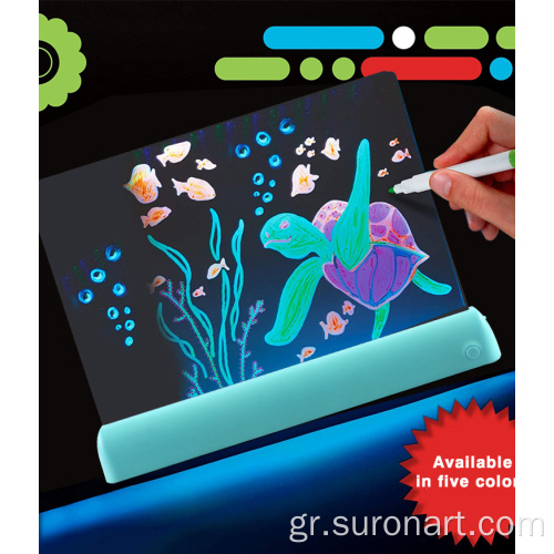 Τελευταία Προϊόντα Παιδικό 3D Magic Luminous Drawing Board